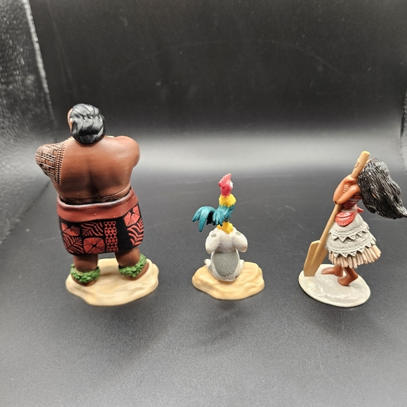 Lot of 3 Disney Moana figures toy/cake toppers 3-4" - Picture 3 of 8